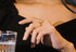 Divya दिव्या | Rosenquarz | Ring | 18K Vermeil Vergoldung